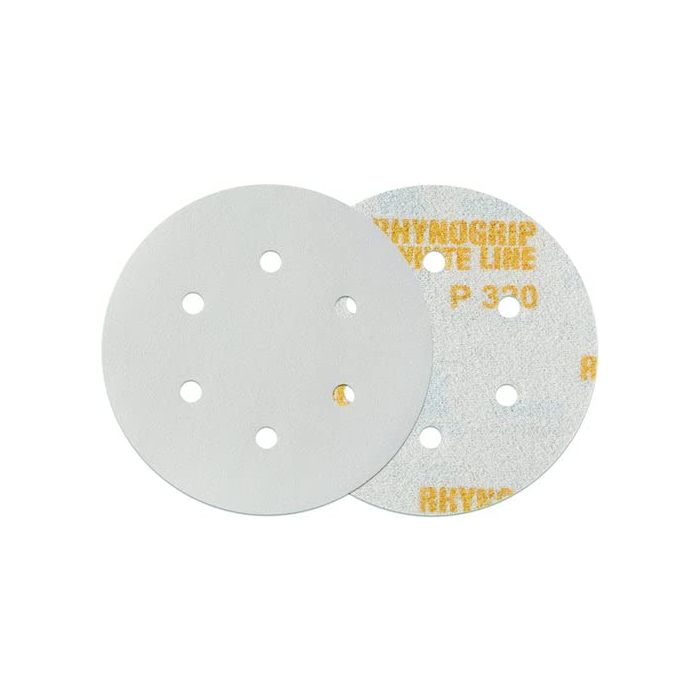 Rhynogrip WHITE LINE disc 150mm H6 P120 disc 50st