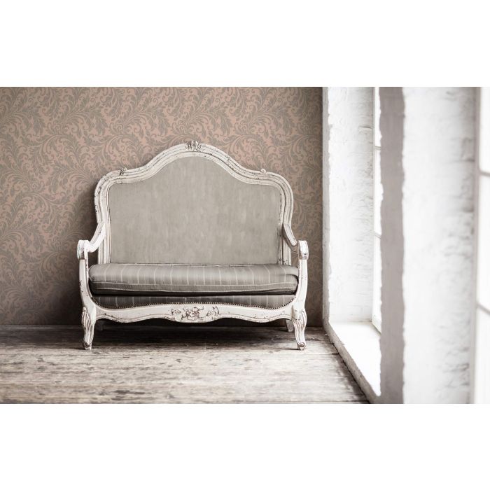 Architects Paper Di Seta vliesbehang bloemornamenten oud roze metallic 36666-3