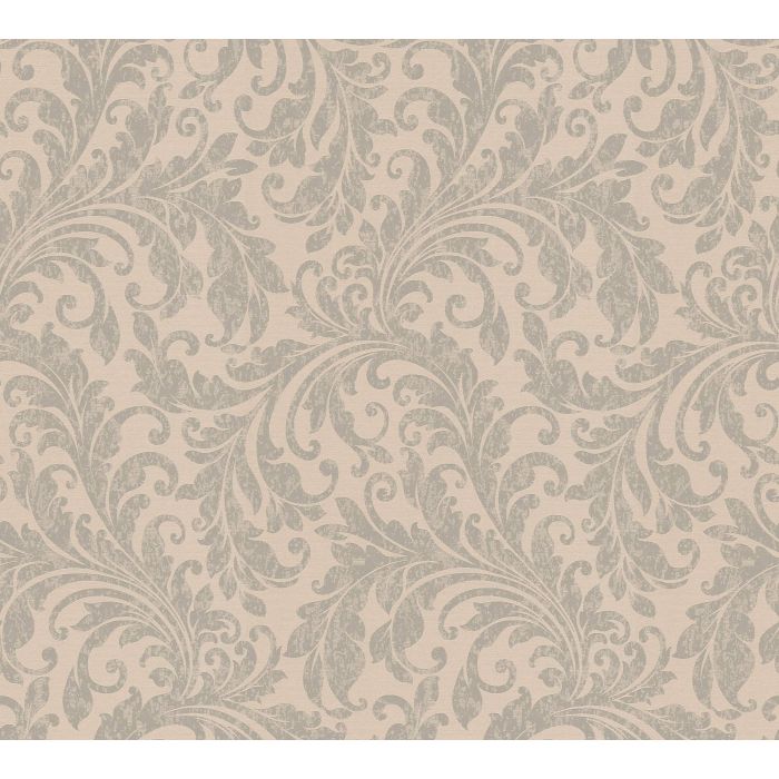 Architects Paper Di Seta vliesbehang bloemornamenten oud roze metallic 36666-3