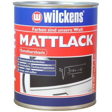Wilckens Schoolbordenverf Zwart 0,75 L