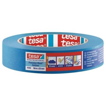 Tesa Precision Maskingtape Outdoor - 4440 25 mm 1 stuks