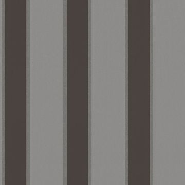 AS Creation Alpha Vliesbehang Streep Grijs Zwart Antraciet Zwart Wit