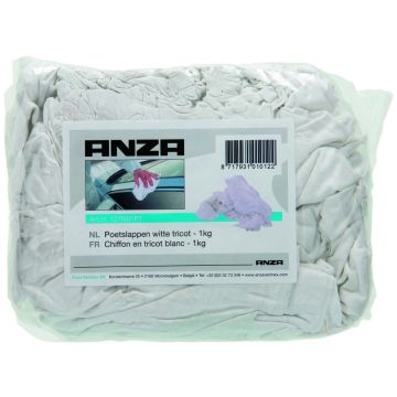 Anza Poetslappen wit 1kg