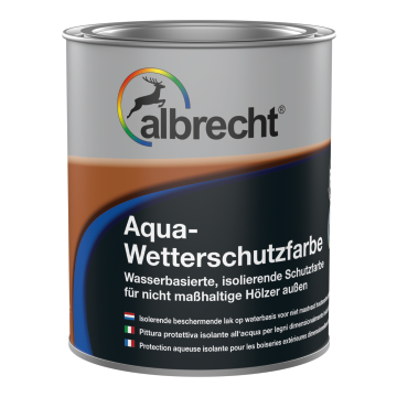 Albrecht Aqua Wetterschutzfarbe 0.75ltr Base 3