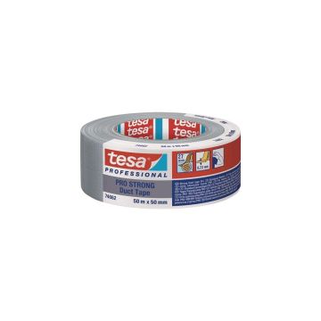 tesa Duct Tape PRO-STRONG 74662-00003-00 Reparatietape Grijs (l x b) 50 m x 50 mm 1 stuk(s) P2T90
