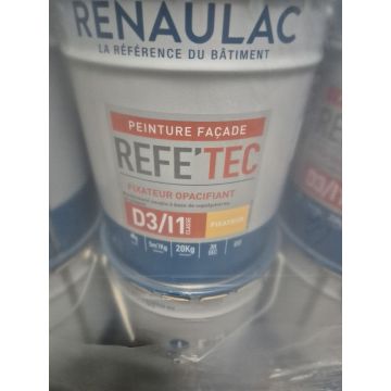 Renaulac Refe'Tec Dekkende Voorstrijk Gevel Wit 20 kg